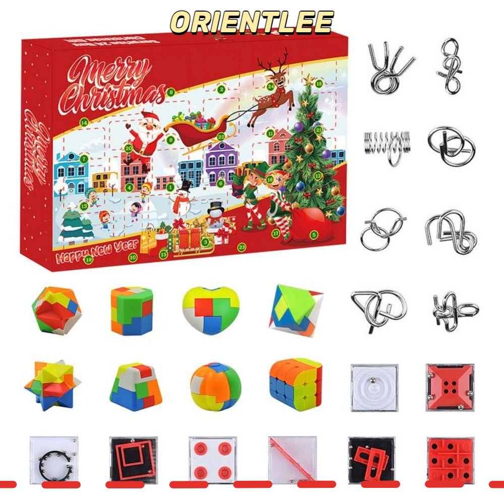 ORIENTLEE Christmas Advent Calendar, 2024 Creative Countdown Calendar