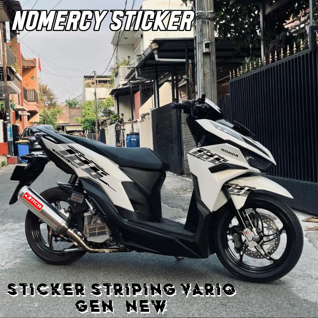 Jual Sticker Click New 125/150 Gen 2 Motif New By Numbercy Sticker ...