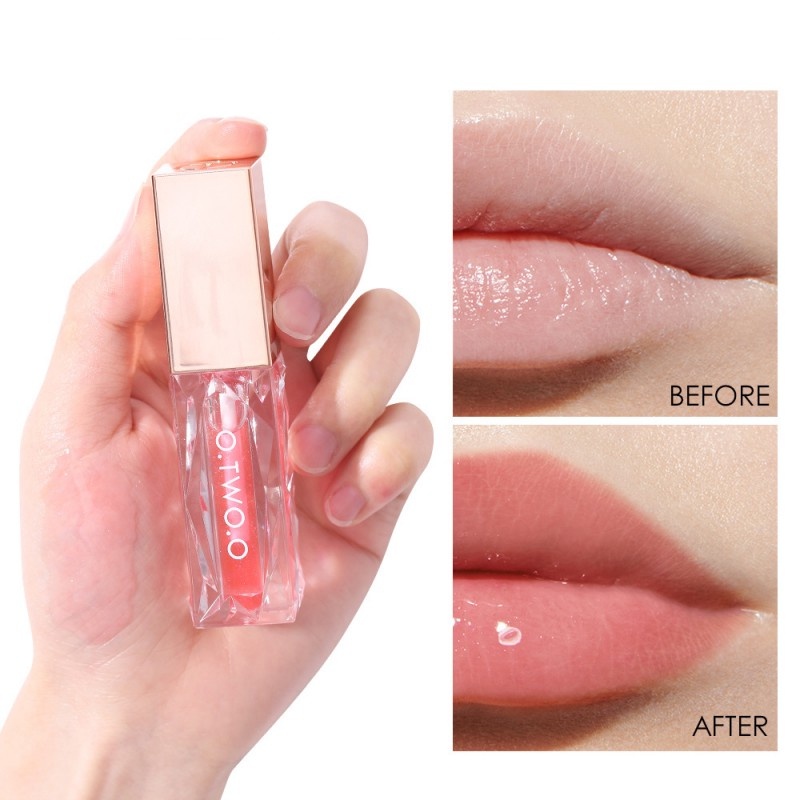 Moisturizing Lip Tint Lip gloss Lip Oil 5 Crystal Colors Longlasting