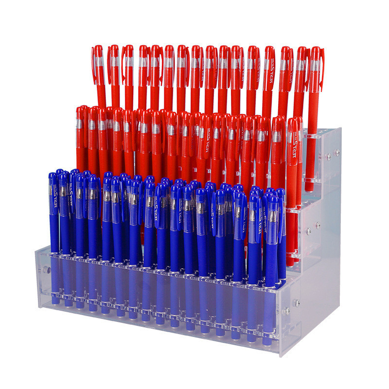 Acrylic Pen Holder Desktop Pen Holder Storage Supermarket Stationery ...