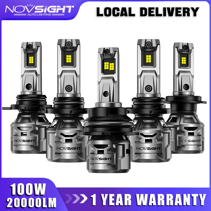 Novsight N81 LED Car Headlight HB3 HB4 H4 H7 H11 LED Headlight Bulb Kit ...