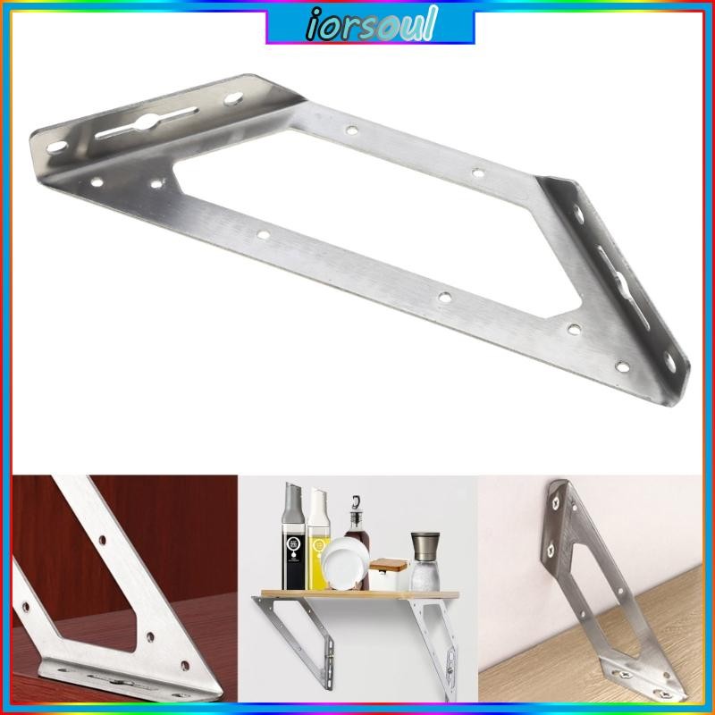 thumbnail image 2 of 10/1set Corner Brackets Stainless Steel Furniture Angle Shelf Connector Cabinet Support Fixing Frame Corner Brace With Screw – Buy The Best Products In The Online Store 2 of 9