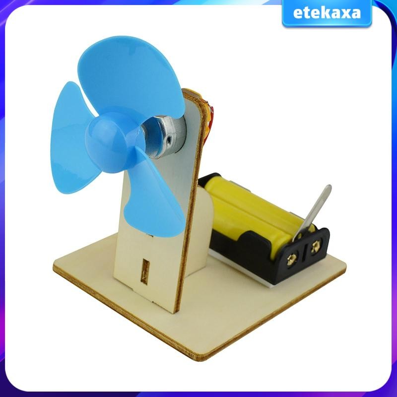[Etekaxa] DIY Electric Fan Science Experiment Kit Physical Electrical ...