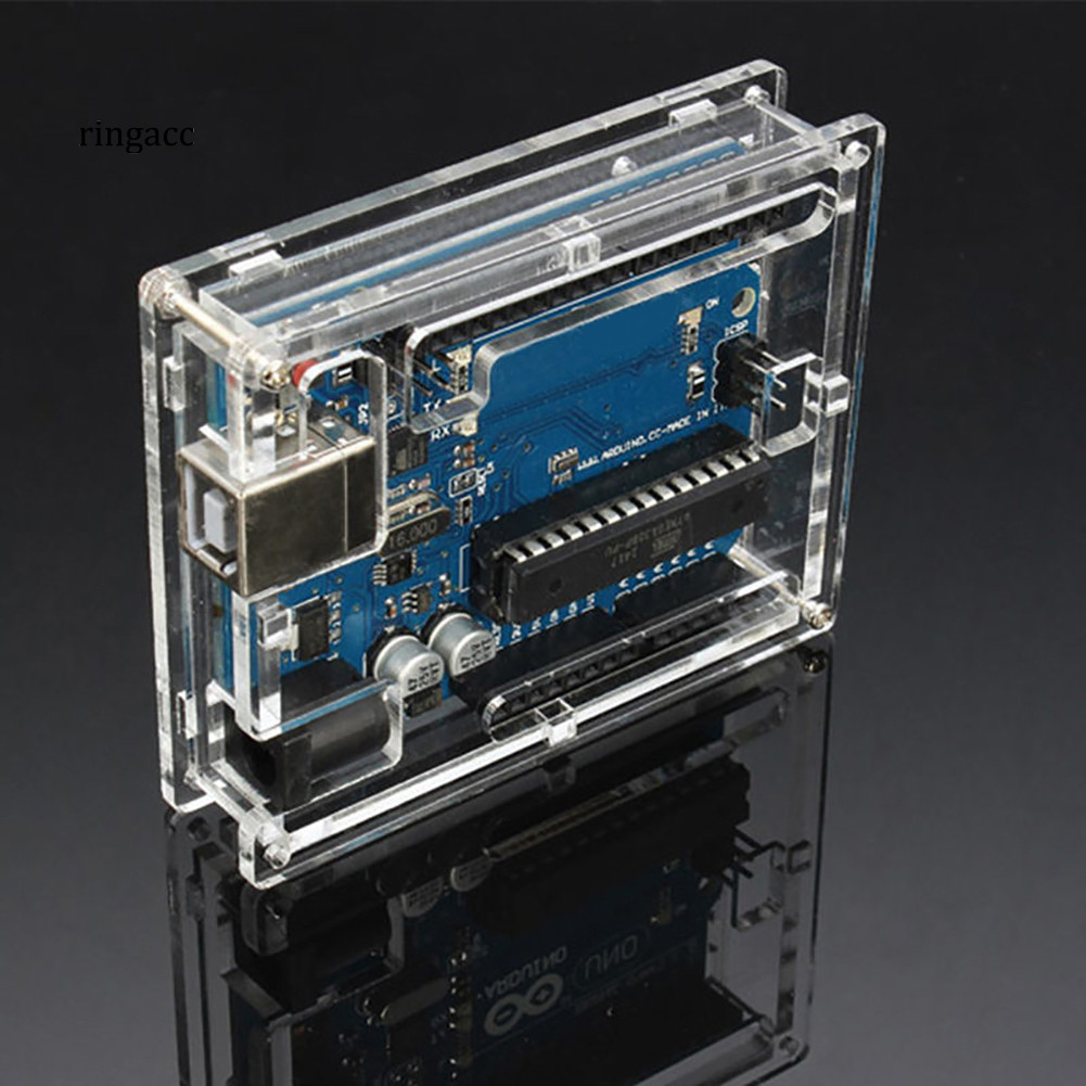 ringacc Transparent Acrylic Case Cover Shell Enclosure Computer Box for ...