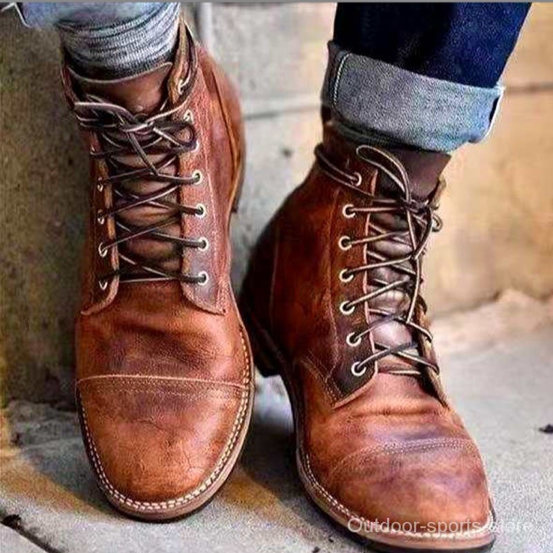 Kffkff Men's 8-Inch Tactical Boots, Lightweight Combat And Hiking Footwear With Side Zipper, Breathable Design For Outdoor Activities, Security, And