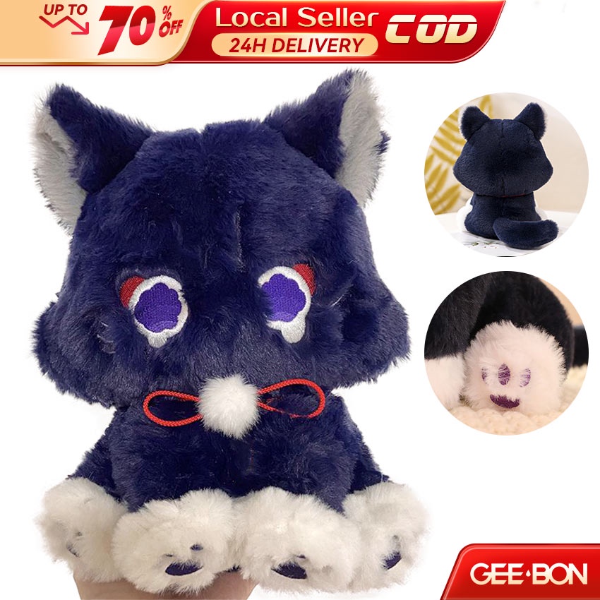 GEEBON Anime Scaramouche Cat Plush Doll Genshin Impact Wanderer Pet ...