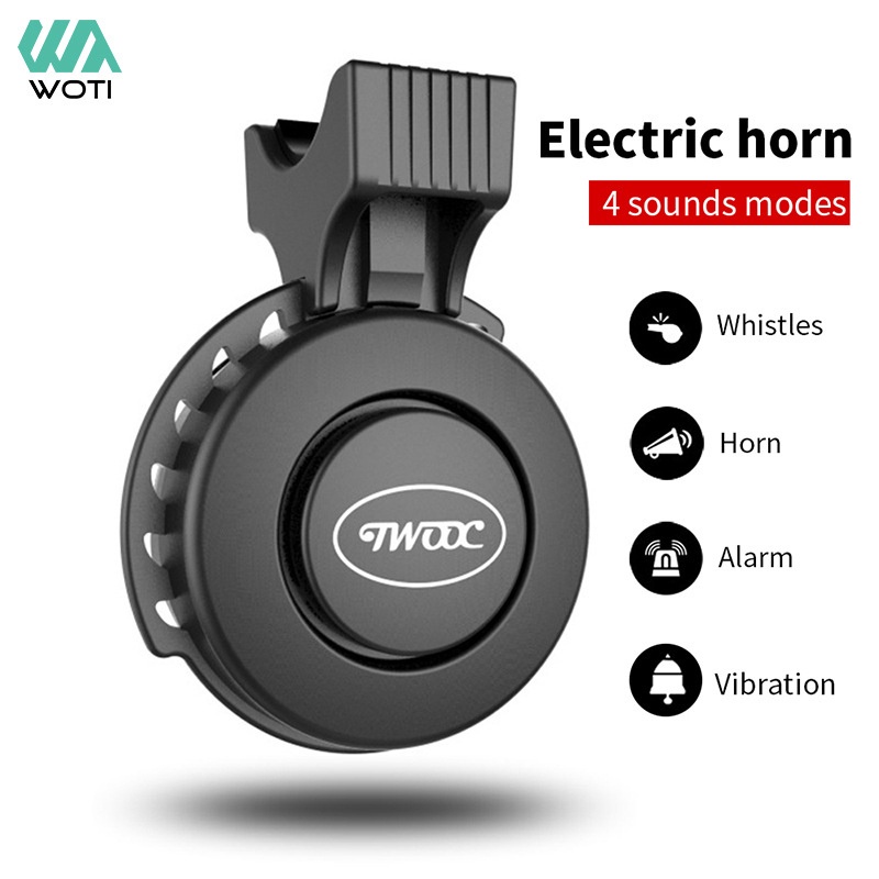 Bike Bell Electric Horn Alarm 120 Decibels Waterproof, Suitable for