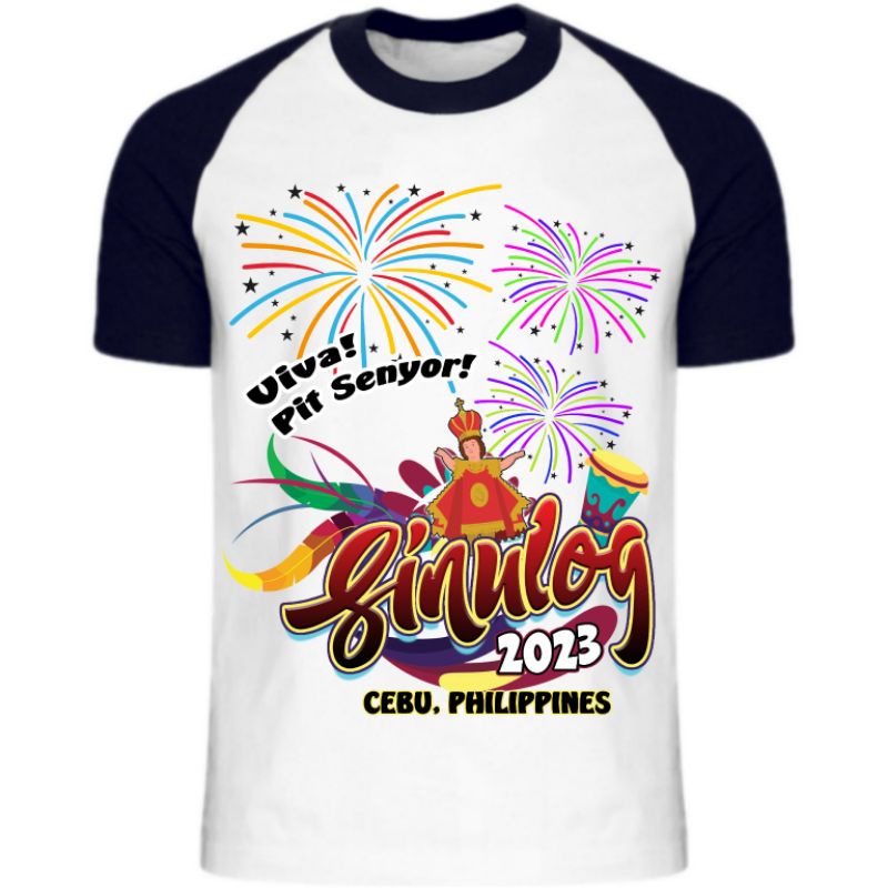 SINULOG FESTIVAL CEBU (DESIGN #8)Sublimation shirt raglan | Shopee ...