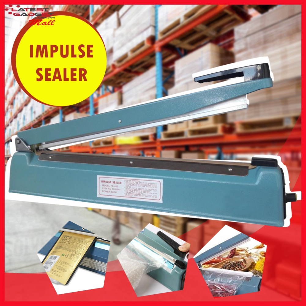 LatestGadget PH PFS-400 400mm 16 Inch Metal Impulse Sealer Machine ...