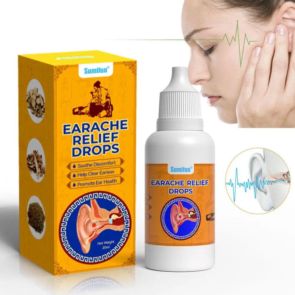Ear Cleaning Pain Relief Drops Remove Earwax Antibacterial Liquid Treat ...