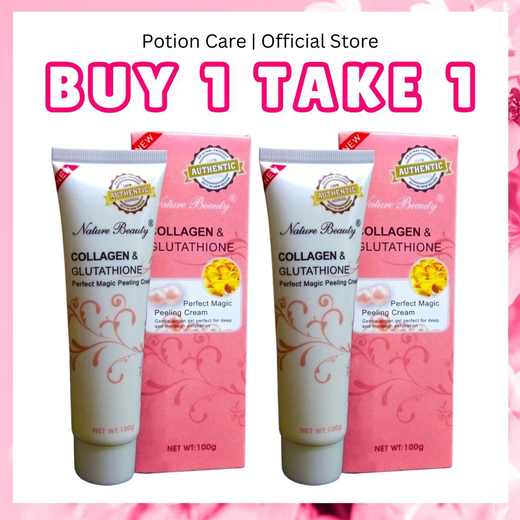collagen and glutathione magic ppeeling Rice Exfoliating Gel or anything you already love AUTHENTIC collagen glutathione perfect magic