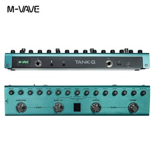 M-VAVE Tank-G V2 Guitar Multi-Effects Pedal Rechargeable 36 Presets 9 ...