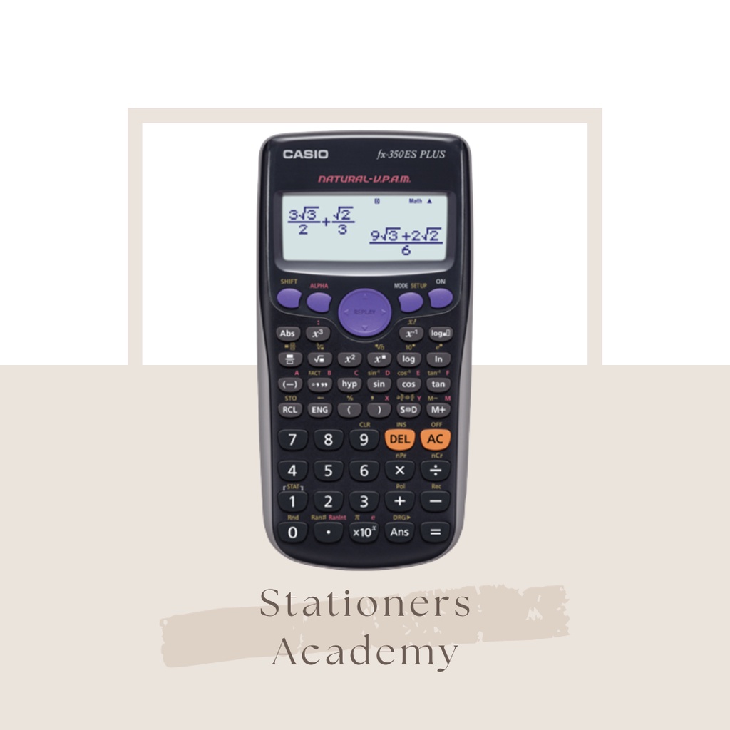 Casio Scientific Calculator fx 350es Plus Shopee Philippines