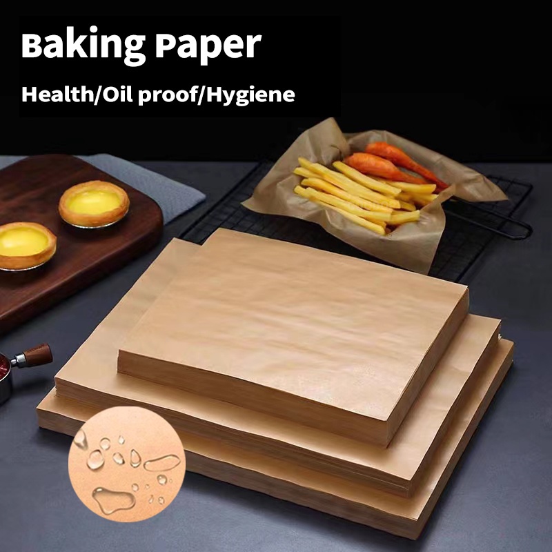 100Pcs Baking Parchment, Burgers, Eggs, Sandwiches, Baking Paper, Nonstick Waxed Paper Shopee