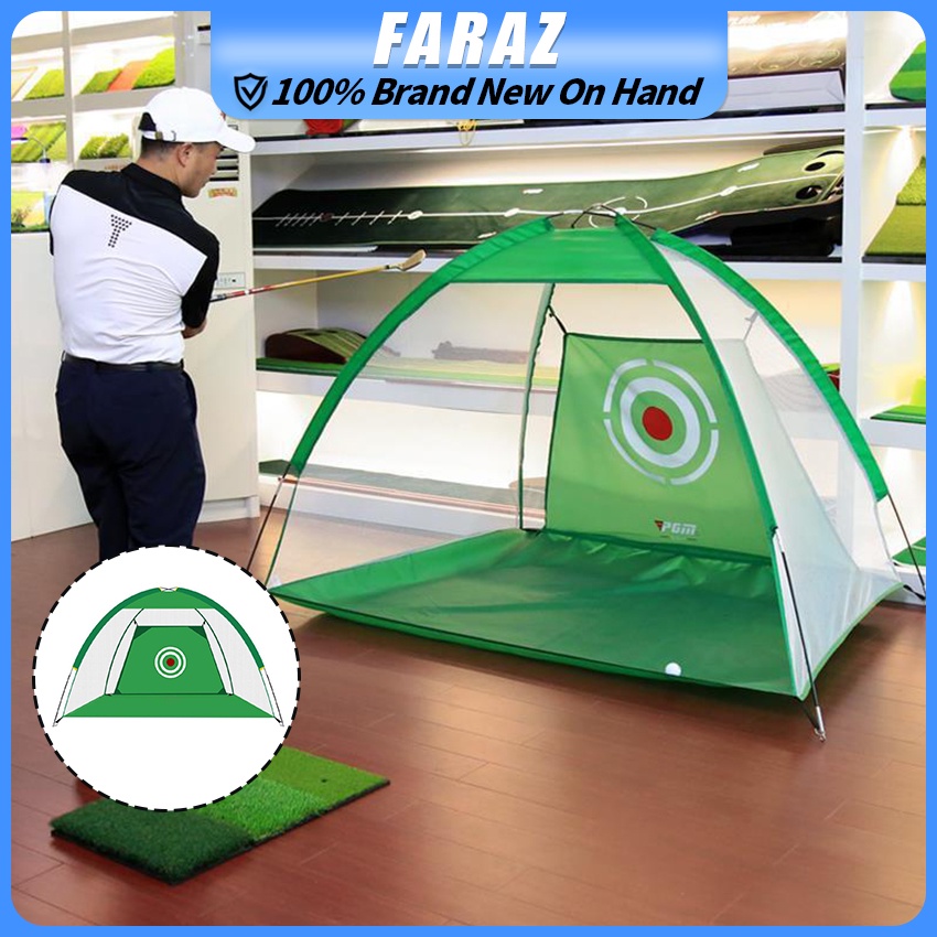 Indoor 2M/3M Golf Practice Net Tent 2s Set-up Golf Hitting Cage Garden ...
