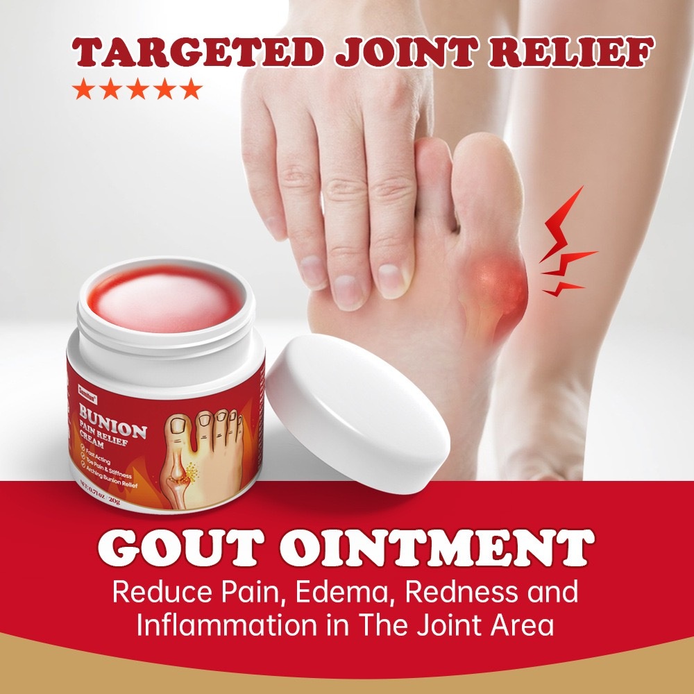 Sumifun Bunion Pain Relief Arthritis Cream Bunion Medical Gout ...