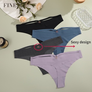 FINETOO Plus Seamless Lace Trim Panties