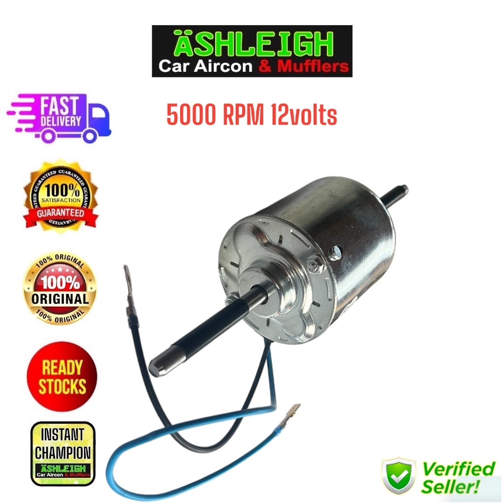 Universal Hanging Type Blower Motor REAR 5000 RPM 12volts Car aircon ...