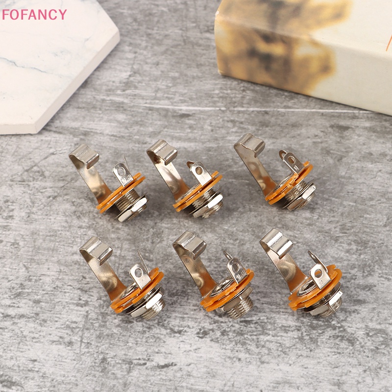 FOFANCY 5pcs Electric Guitar Input Jack For Electric Guitar Bass Guitar