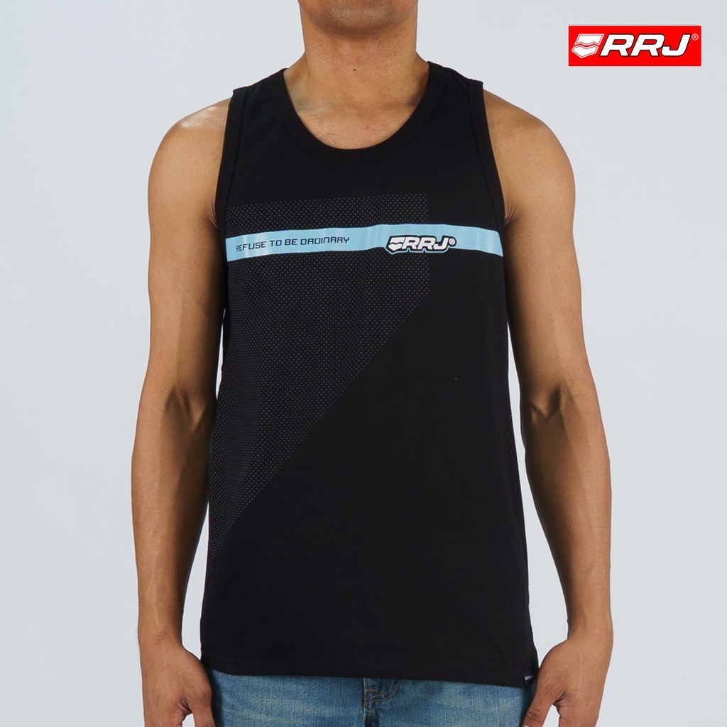 RRJ Men's Basic Tank Top Semi Body Fitting Cotton Fabric Trendy fashion