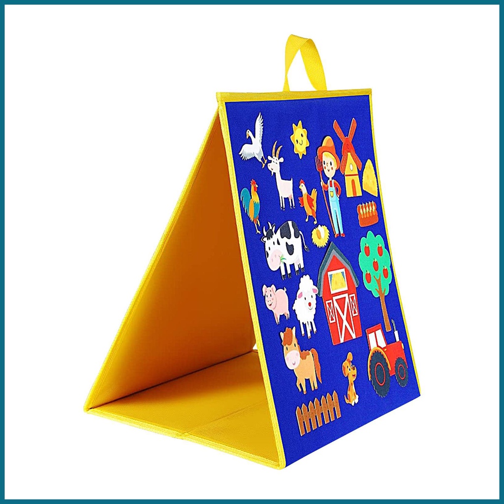 Folding Felt Story Board DIY Freestanding Felt Board With Handle