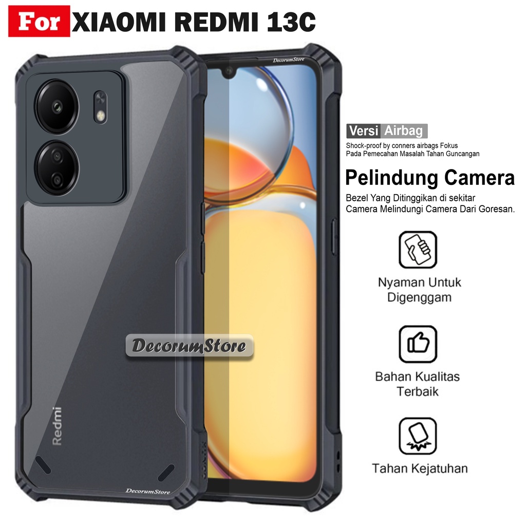 Casing Hp Xiaomi Redmi 13cpoco C65 Hard Soft Case Anti Slippery Acrylic Handphone Shopee 8632