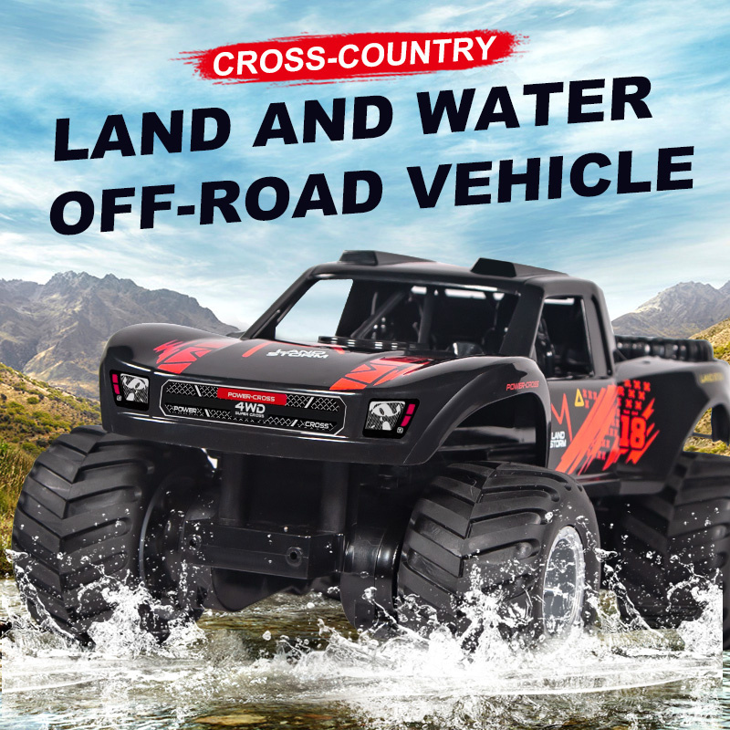 JJRC RC Off-road Amphibious Crawler Waterproof 4WD Stunt RC Car ...