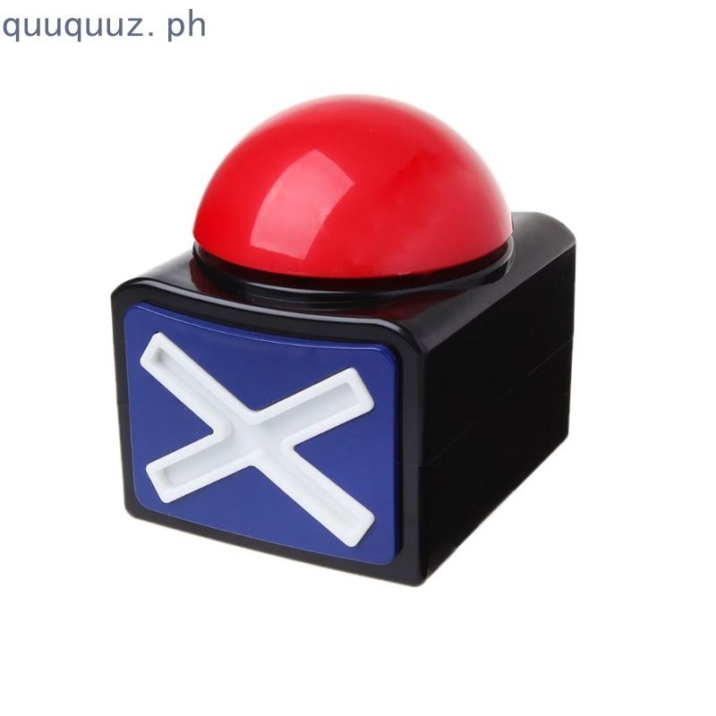 QUU Game Answer Buzzer Alarm Button With Sound Light Trivia Quiz Got ...