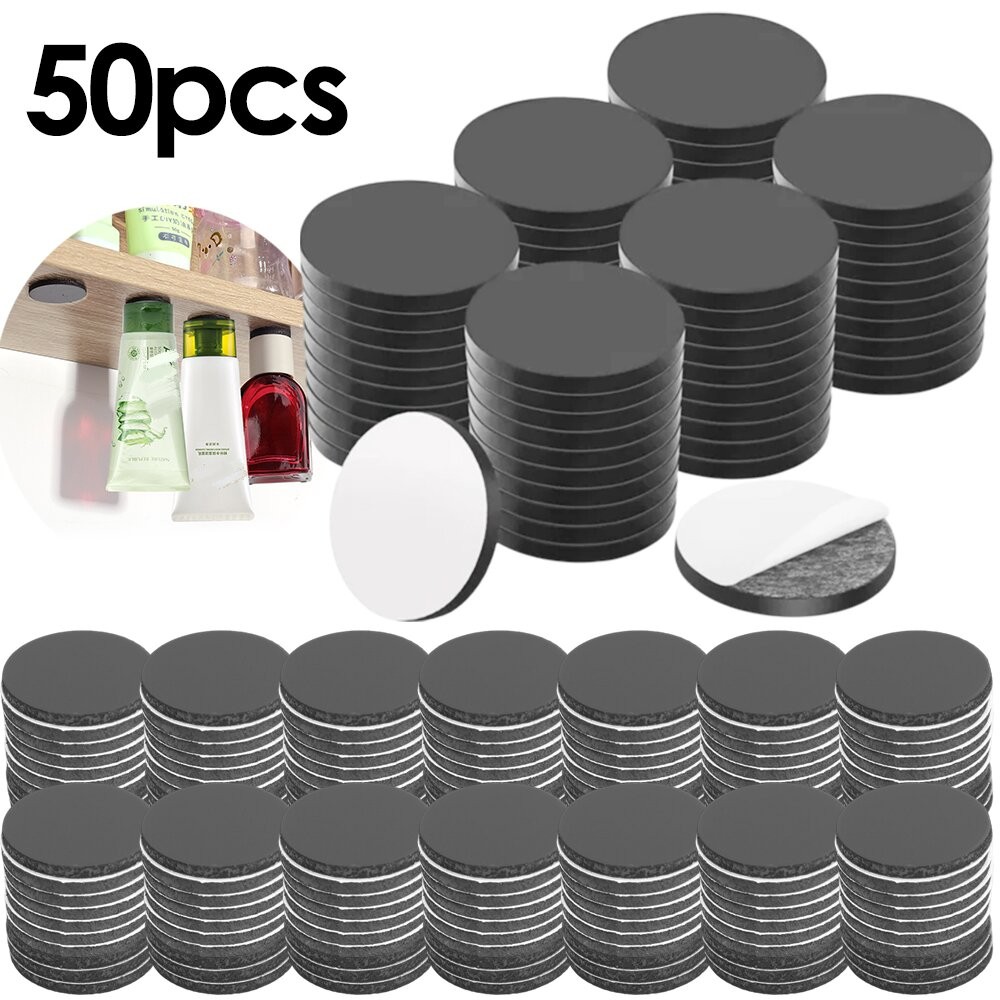 50Pcs Durable Self-Adhesive Flexible Magnets with Adhesive Backing ...