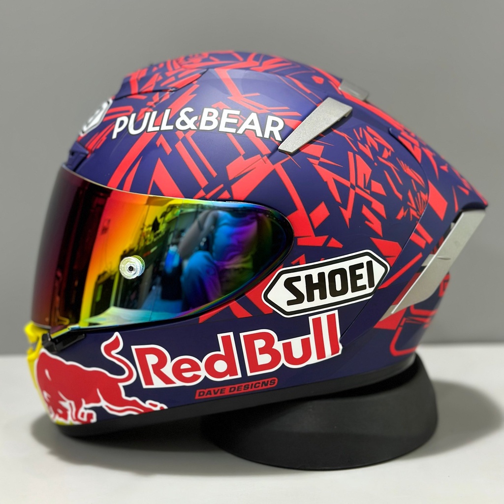 SHOEI X14 Red Ant Helmet SHOEI Red Bull Motorcycle Full Face Helmet ...