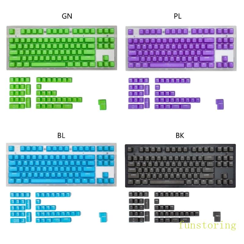 FUN Keycaps Set Double Shot OEM Profile Keycap Set for 131 Keys ...