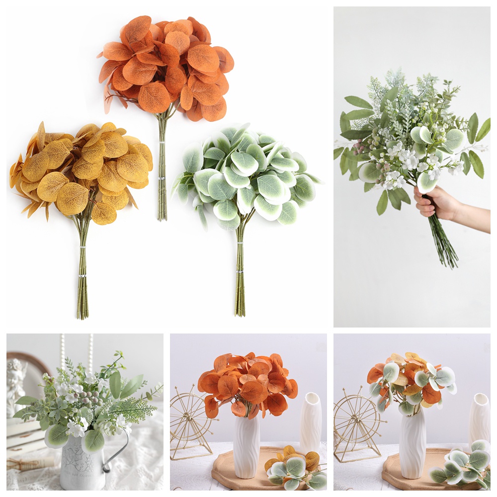 1pc Artificial Eucalyptus Bouquet Fake Flower DIY Bridal Holding