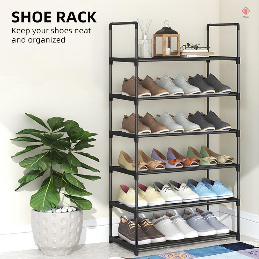 HSS Shoe Rack 4 Tier / 6 Tier Shoe Organizer with 4 Shelves / 6 Shelves ...