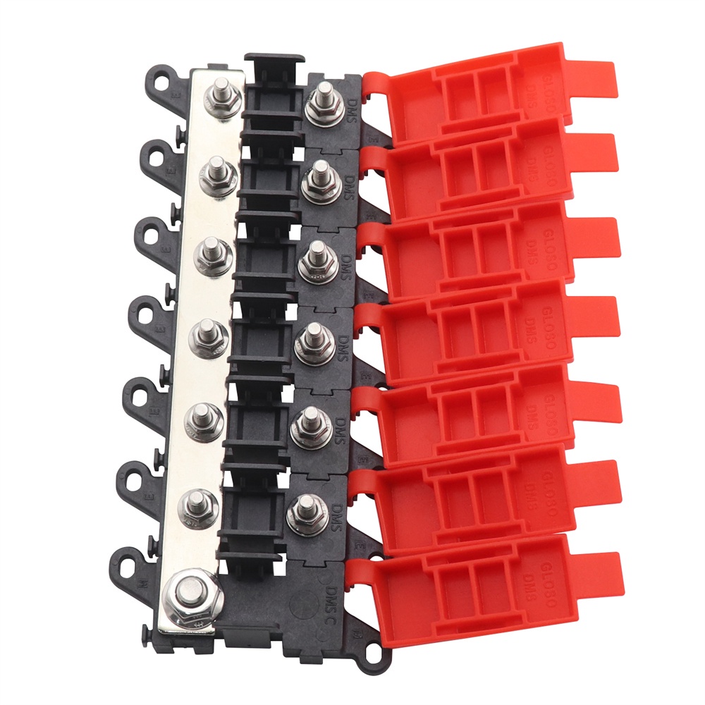 6Way Fuse Holder 1 In 6 Out Distribution Block 200A MultiPole Fuses Block Kits Shopee