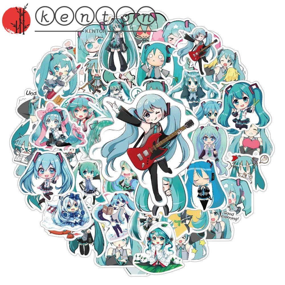 KENTON Meme Miku Stickers, Kawaii Funny Hatsune Miku Stickers, Cute ...