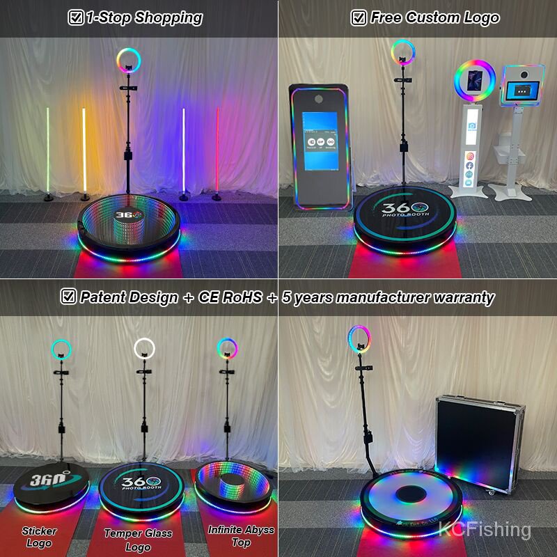 360 degree platform spin foto slow motion video camera 369 photobooth ...