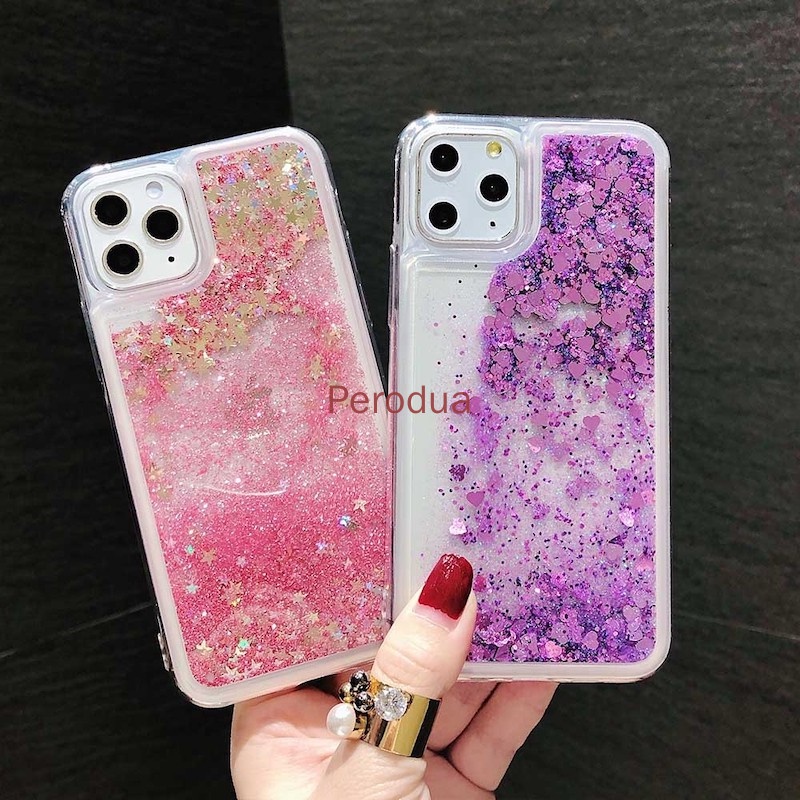 For Vivo 1606 /1610 /1603 /1601 /1612 /1609 /1719 /1714 /1718 /1716 /1713  /1801 /1724 /1726 /Phone Case Quicksand Flowable Liquid Glitter Bling Shiny 