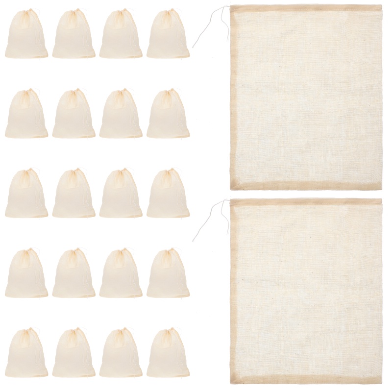 Multifunctional Linen Cotton Strainer Reusable Chinese Medicine Filter