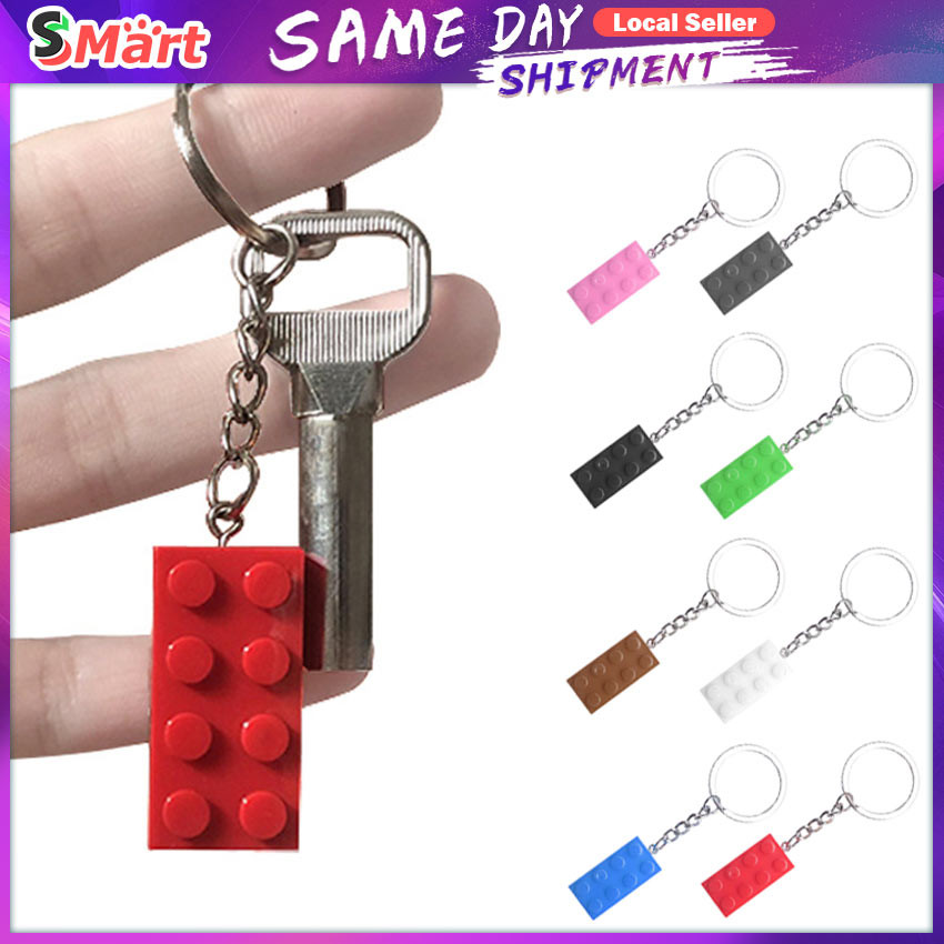 2x4 Key Chain Building Blocks Creative Gift With MOC Brick Keychain ...
