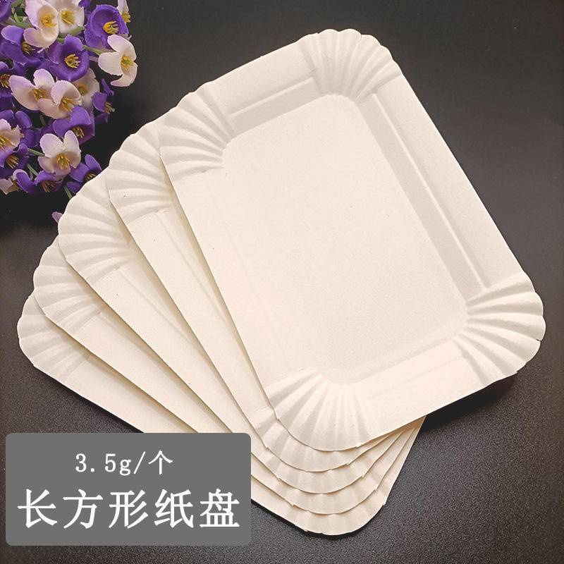 Disposable Children Art Drawing Paper Plate Bread Snack Plate