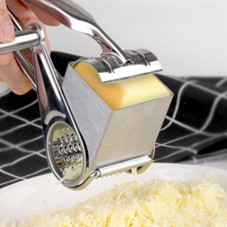 Cheese Grater, Handheld Rotary Cheese Grater, for Parmesan, Cheddar, Nuts,  Chocolate, Vegetable, Ergonomic Design