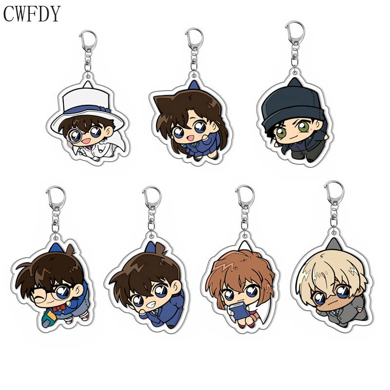 Famous Detective Conan Detective Conan Key Chain Conan Edogawa Haibara ...