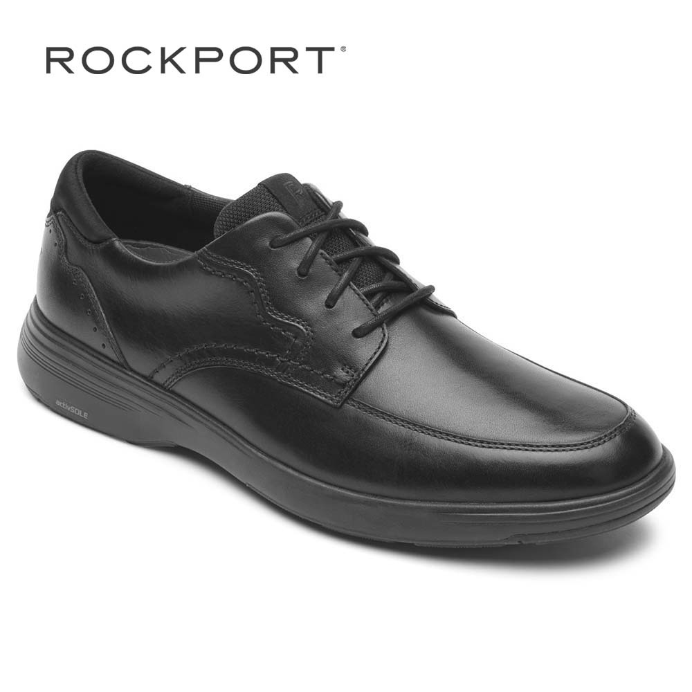 Rockport Noah Apron Toe Black Mens Shoes Shopee Philippines