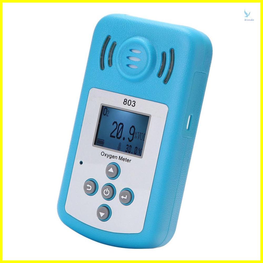 Oxygen Meter Portable Oxygen(O2) Concentration Detector with LCD ...
