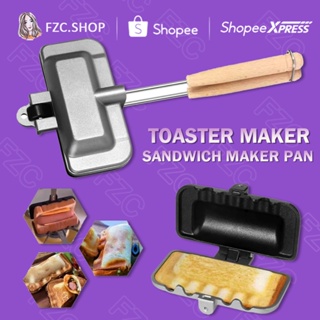 Sandwich Maker,, Hot Dog Toaster, Double-sided Sandwich Baking Pan