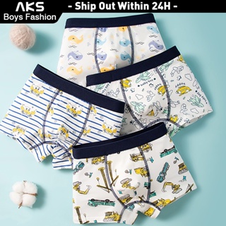 4Pcs/lot Cotton Kids Boys Underwear Boxer Baby Children Panties