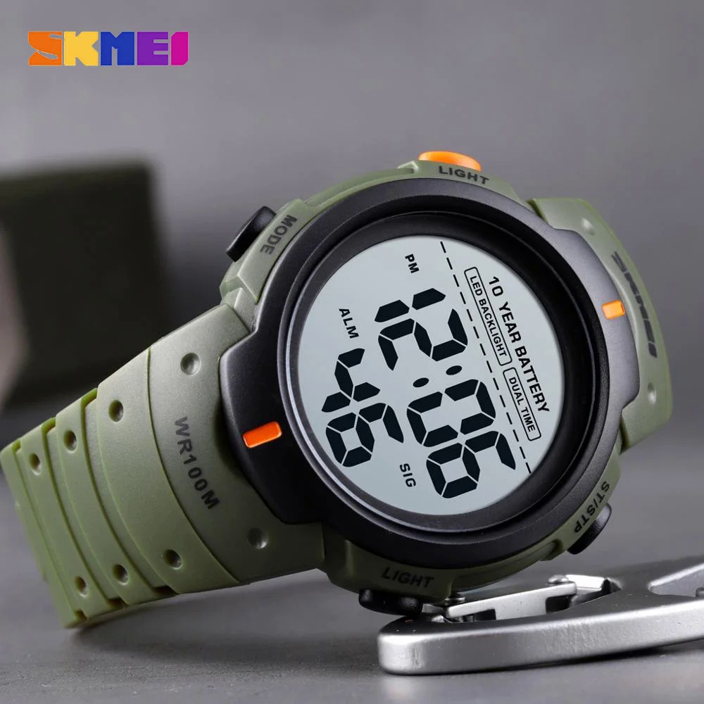 SKMEI 1560 100M Waterproof Sport Electronics Men Watch Military