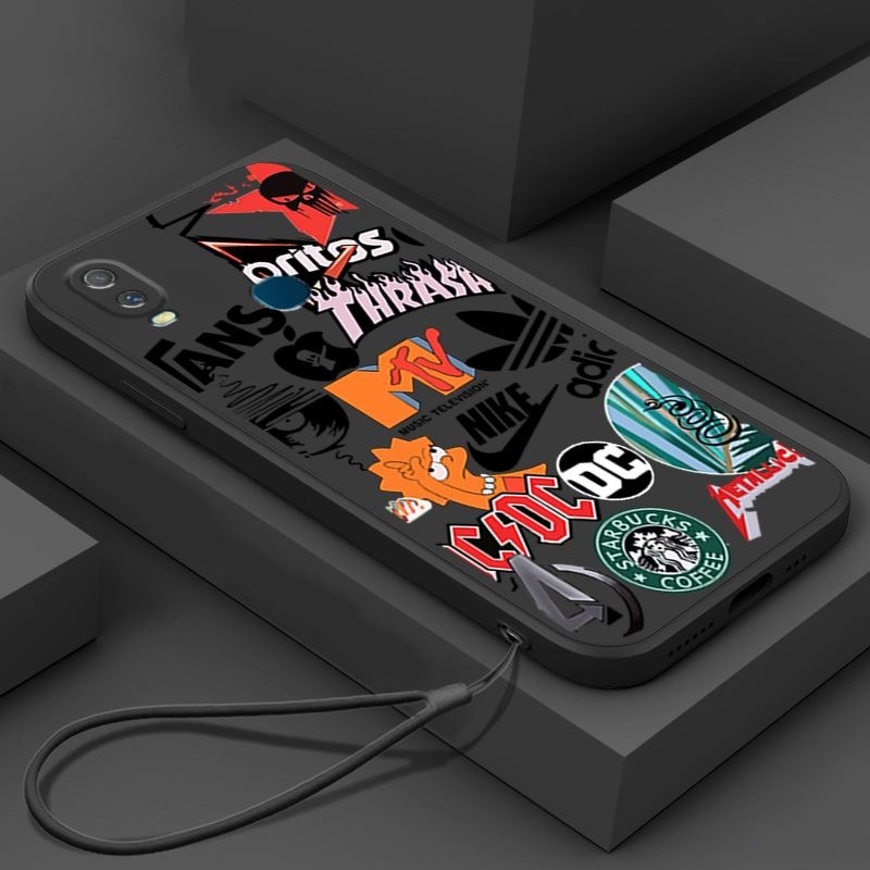 Casing VIVO Y11 2019 Phone Case Soft Case Silicone TPU Soft Shell Trendy  Brand Cover Shock Resistant CASE Attractive Design Popular style