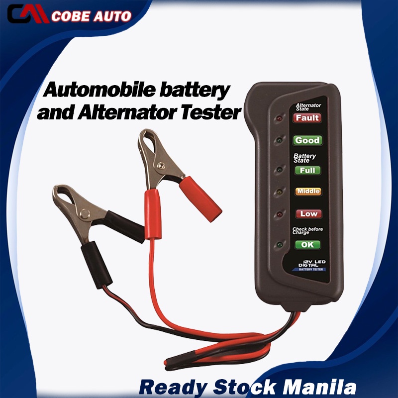 Tester batteria auto e truck 6-12-24 V con stampante 2
