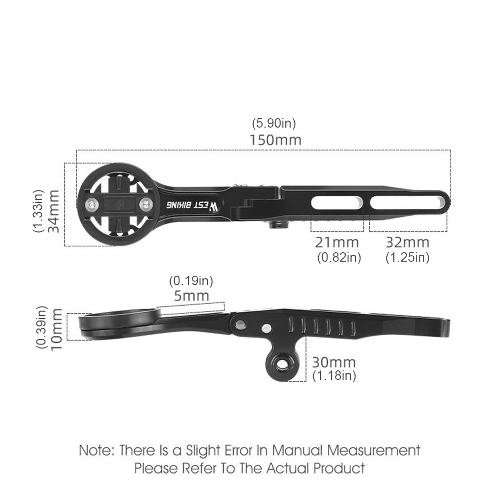Bicycle Handlebar Mount Code Holder Lightweight Bike Stem Extension ...